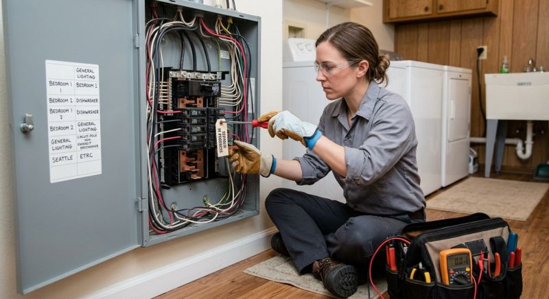 Breaker Panel Wiring in Prescott Valley, AZ