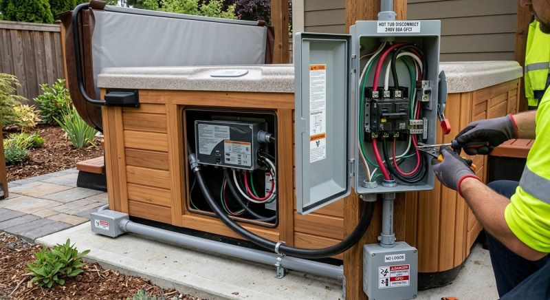 Spa Electrical Installation in Heber City, UT